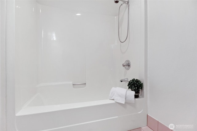 full bathroom with tub / shower combination
