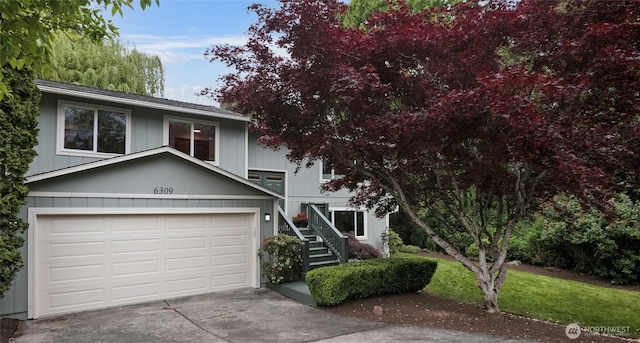 6309 115th Ct SE, Bellevue, WA 98006 - view of front of home with stairs and driveway