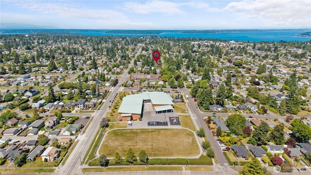 1510 N Mason Ave, Tacoma, WA 98406 - aerial view of residential area featuring a large body of water