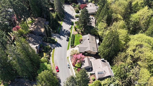aerial view of property's location