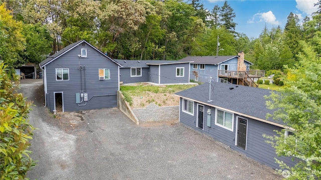 810 SW 124th St, Burien, WA 98146 - rear view of property featuring a deck