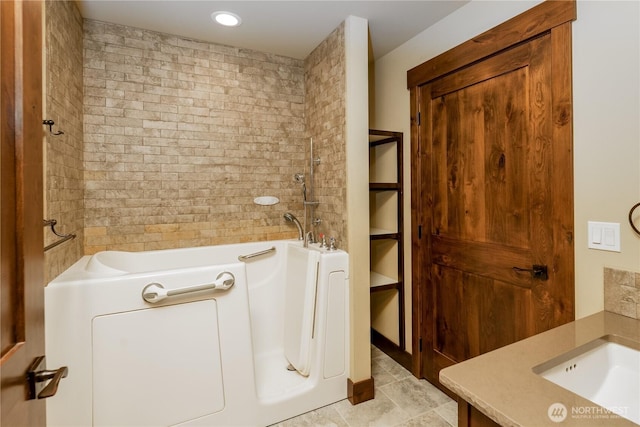 3579 NW Dodson Rd, Ephrata, WA 98823 - full bath with a tub and a sink