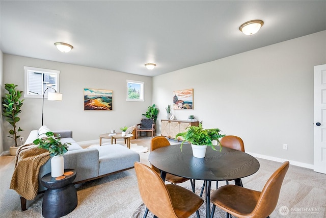 17711 11th Ave NE, Arlington, WA 98223 - dining area featuring carpet flooring and baseboards