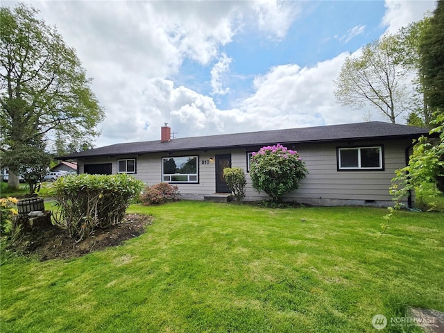 810 H St, Forks, WA 98331 - single story home with a front lawn and a chimney