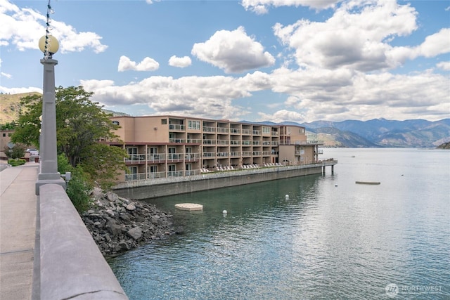 322 W Woodin Ave Unit 711, Chelan, WA 98816 - water view with a mountain backdrop