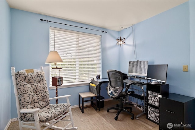 12015 SE 312th Pl Unit 7D, Auburn, WA 98092 - office with wood finished floors and baseboards