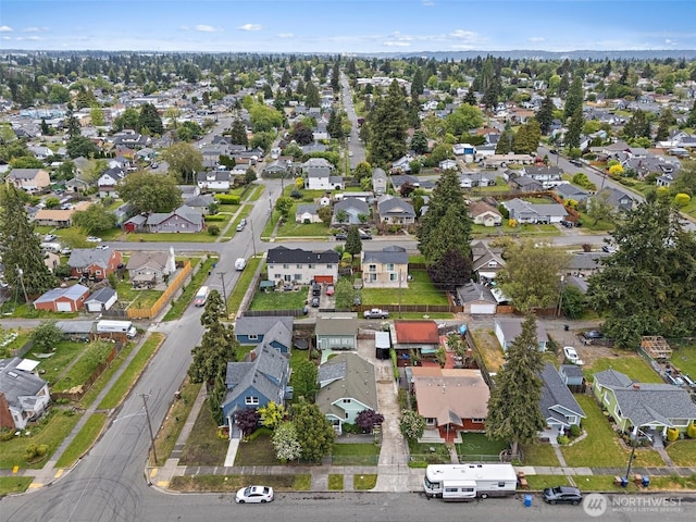 1027 S 60th St, Tacoma, WA 98408 - aerial overview of property's location with nearby suburban area