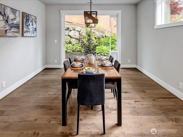 11550 174th Ave NE, Redmond, WA 98052 - dining space featuring wood finished floors and baseboards