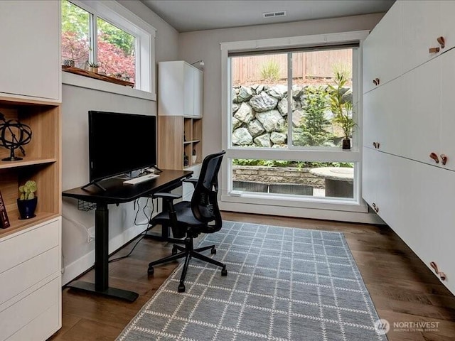 11550 174th Ave NE, Redmond, WA 98052 - office area with healthy amount of natural light and wood finished floors
