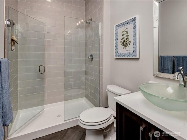 11550 174th Ave NE, Redmond, WA 98052 - full bathroom with a shower stall, toilet, and vanity