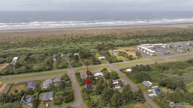 184 Frigate St NW, Ocean Shores, WA 98569 - aerial view of property and surrounding area with expansive beach