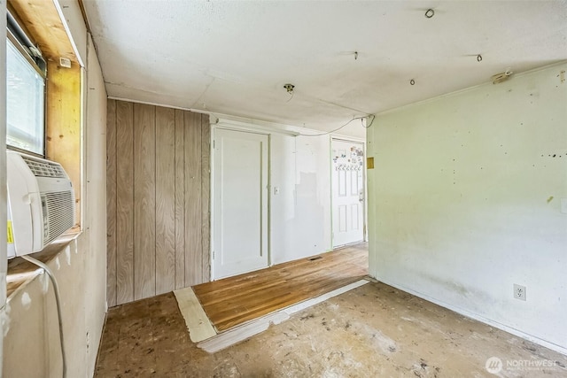 3122 Oas Dr W, University Place, WA 98466 - spare room featuring wood walls and wood finished floors