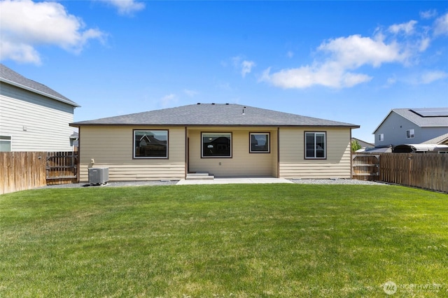 546 S Driftwood Ln, Moses Lake, WA 98837 - back of house featuring a patio and central air condition unit