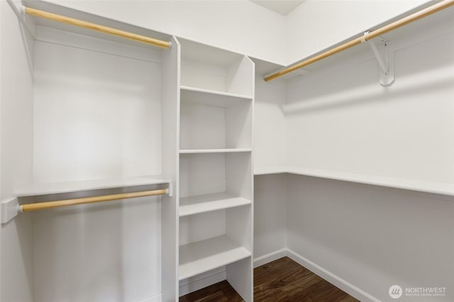 546 S Driftwood Ln, Moses Lake, WA 98837 - spacious closet featuring dark wood-style flooring