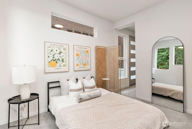 2925 Franklin Ave E Unit B, Seattle, WA 98102 - bedroom featuring baseboards and carpet