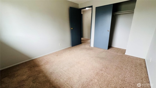3732 S 254th Pl, Kent, WA 98032 - unfurnished bedroom featuring carpet flooring, a closet, and baseboards