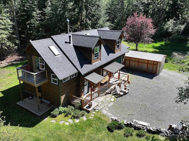 3425 Passage Way, Langley, WA 98260 - aerial view of property and surrounding area