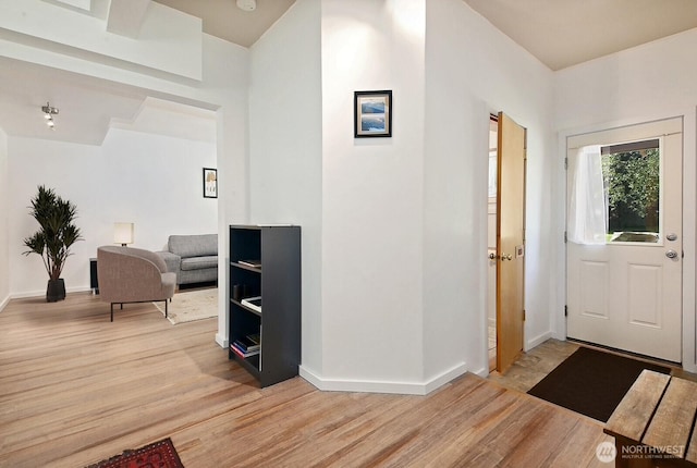 3425 Passage Way, Langley, WA 98260 - foyer entrance featuring light wood-style flooring and baseboards