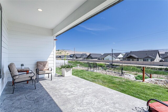 985 Spring Mountain Dr, Wenatchee, WA 98801 - view of patio featuring a residential view