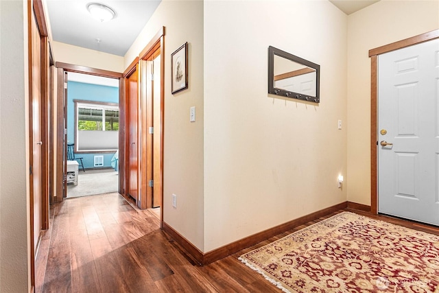 4631 Quinn Ct Unit 101, Bellingham, WA 98226 - entryway with wood finished floors and baseboards