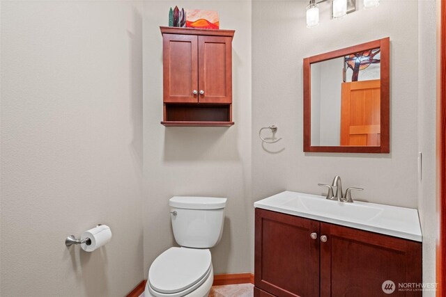 12111 W Shugart Flats Rd, Leavenworth, WA 98826 - bathroom with toilet and vanity