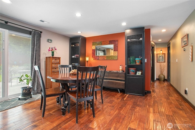 839 St Andrews Way, Bellingham, WA 98229 - dining room featuring wood finished floors and recessed lighting