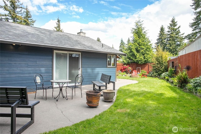 839 St Andrews Way, Bellingham, WA 98229 - view of yard featuring a patio