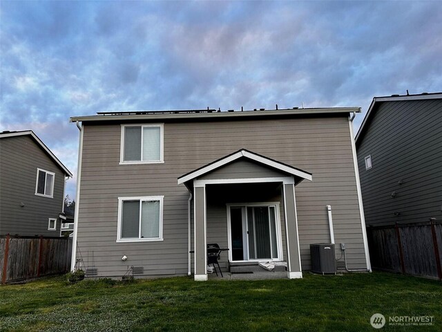 13807 63rd Ave E, Puyallup, WA 98373 - rear view of property with central air condition unit