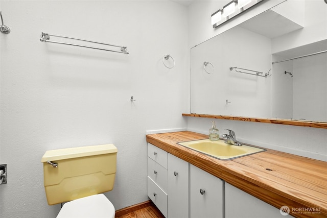 270 Puget Loop, Port Ludlow, WA 98365 - bathroom with vanity and wood finished floors
