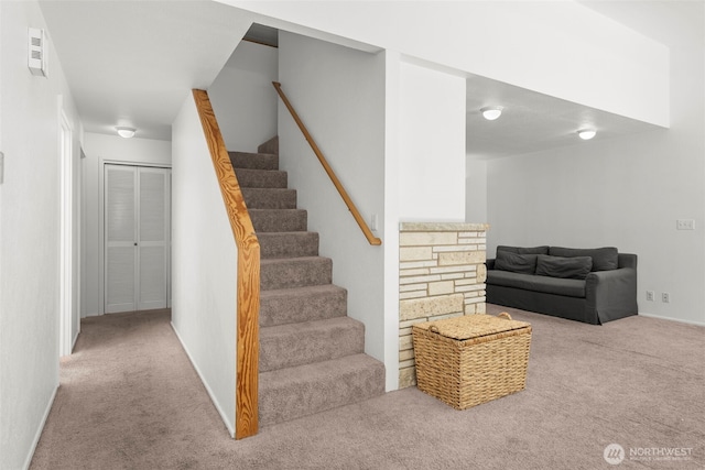 270 Puget Loop, Port Ludlow, WA 98365 - stairway with carpet