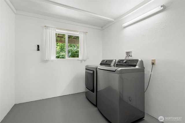270 Puget Loop, Port Ludlow, WA 98365 - laundry room with washing machine and clothes dryer