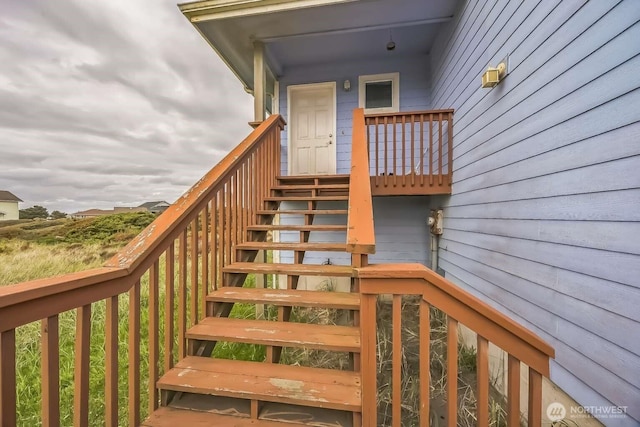 1488 Ocean Shores Blvd SW, Ocean Shores, WA 98569 - wooden terrace featuring stairs
