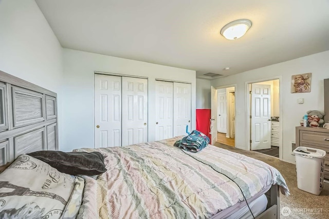1488 Ocean Shores Blvd SW, Ocean Shores, WA 98569 - carpeted bedroom featuring multiple closets
