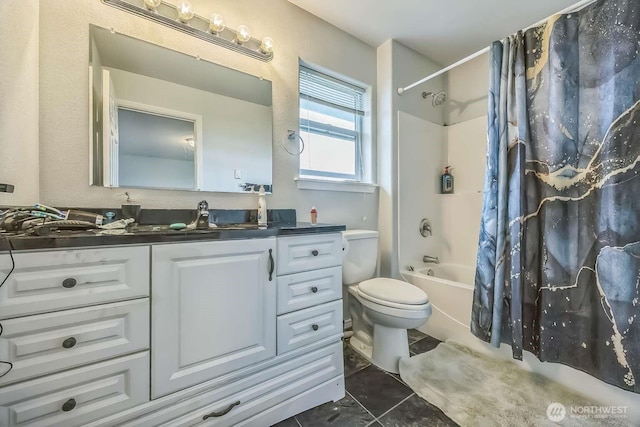 1488 Ocean Shores Blvd SW, Ocean Shores, WA 98569 - full bathroom featuring shower / tub combo, toilet, and vanity