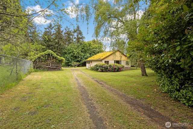 view of yard
