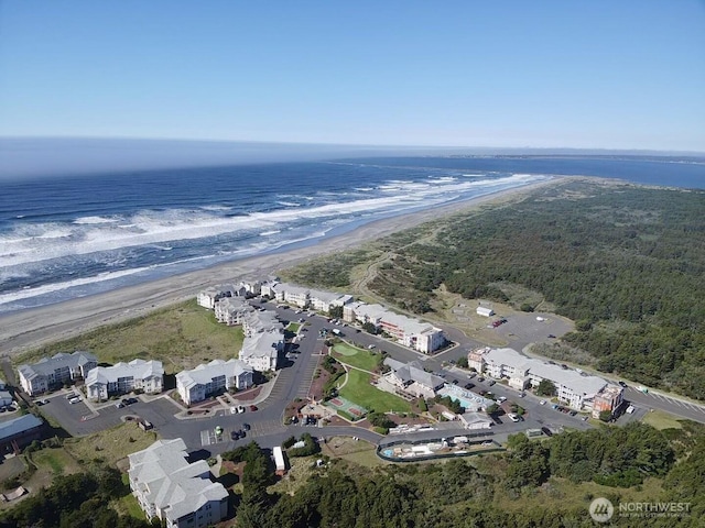 1600 W Ocean Ave Unit 1236, Westport, WA 98595 - aerial overview of property's location with extended coastline and a heavily wooded area
