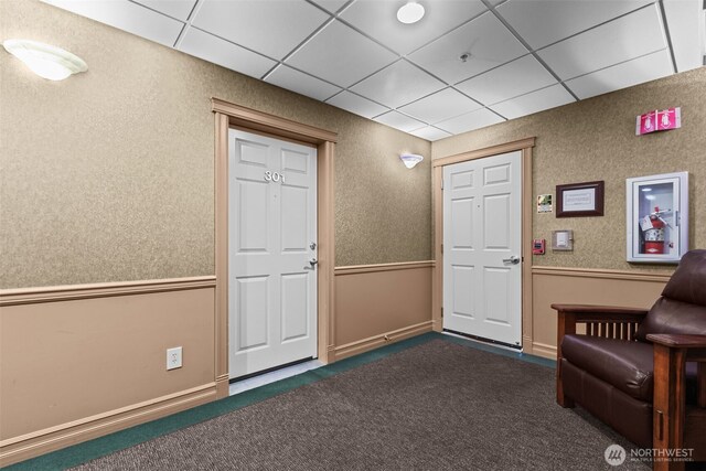 3501 Colby Ave Unit 301, Everett, WA 98201 - interior space with a drop ceiling