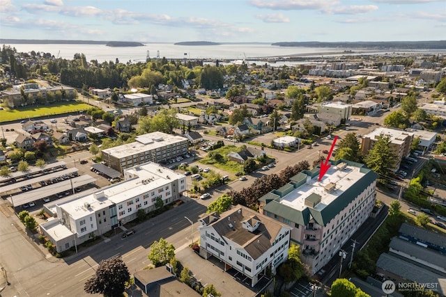 3501 Colby Ave Unit 301, Everett, WA 98201 - bird's eye view of a large body of water