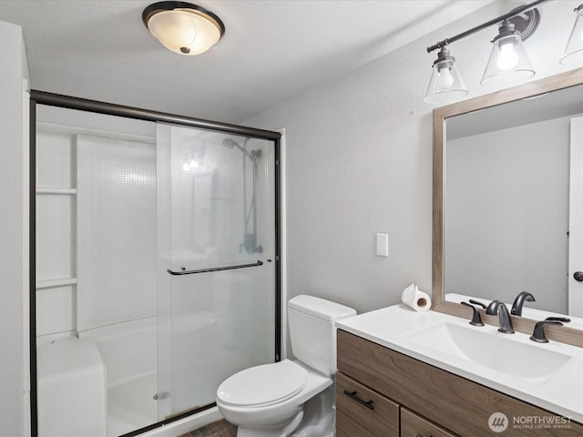 7315 294th St NE, Arlington, WA 98223 - bathroom featuring a stall shower and vanity