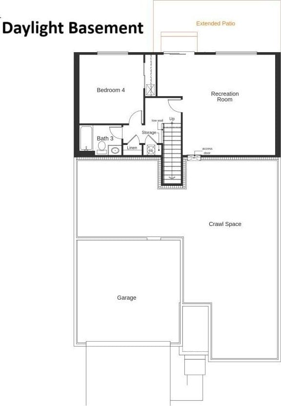 13612 187th St E Unit 32, Puyallup, WA 98374 - property floor plan