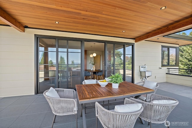 9120 NE 25th Pl, Clyde Hill, WA 98004 - view of patio / terrace featuring outdoor dining space