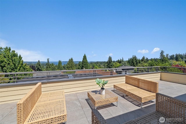 9120 NE 25th Pl, Clyde Hill, WA 98004 - view of patio / terrace with a balcony