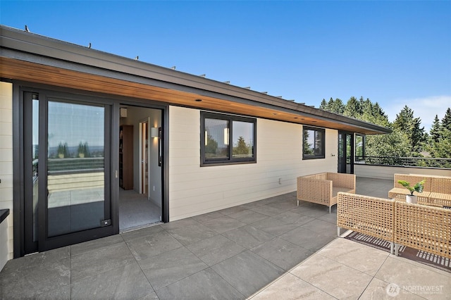 9120 NE 25th Pl, Clyde Hill, WA 98004 - view of patio featuring an outdoor hangout area