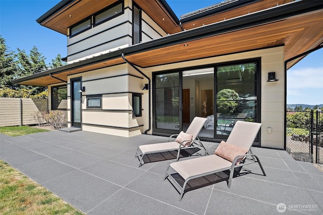 9120 NE 25th Pl, Clyde Hill, WA 98004 - view of patio / terrace with fence