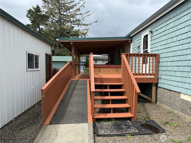 1710 263rd St, Ocean Park, WA 98640 - wooden deck featuring stairs
