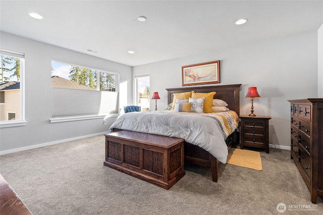 2553 Vardon Cir SW, Port Orchard, WA 98367 - carpeted bedroom with baseboards and recessed lighting