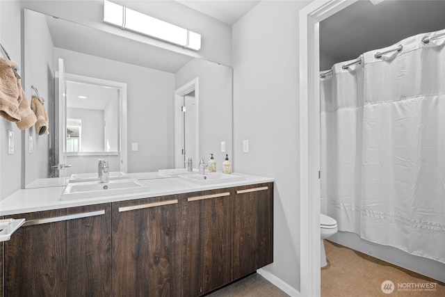 2553 Vardon Cir SW, Port Orchard, WA 98367 - full bathroom with double vanity and toilet