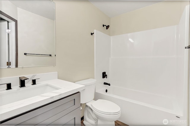 20116 58th Ave E, Spanaway, WA 98387 - full bath featuring vanity, toilet, and washtub / shower combination