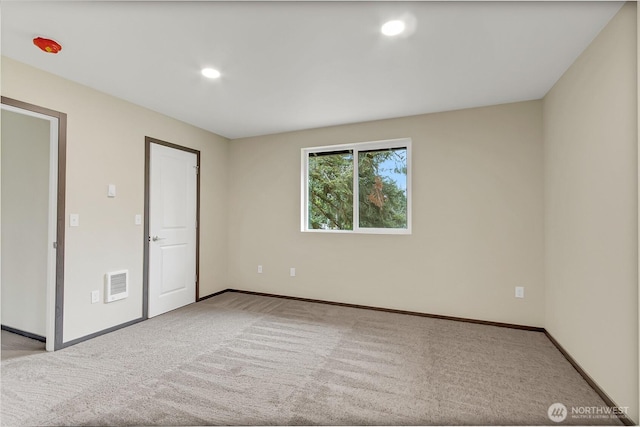 20116 58th Ave E, Spanaway, WA 98387 - unfurnished bedroom with carpet floors, baseboards, and recessed lighting