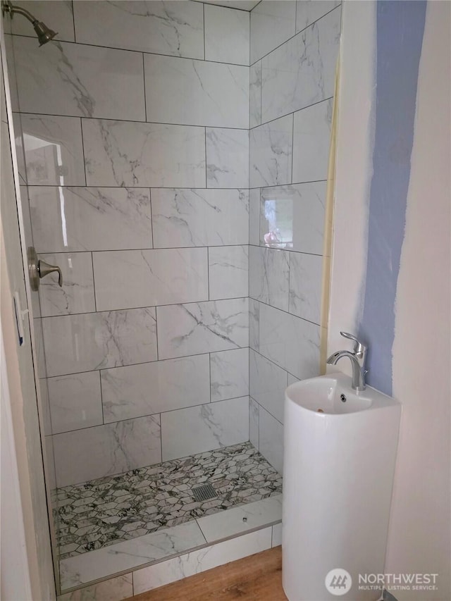 4193 Sparks Rd, Easton, WA 98925 - bathroom with a stall shower